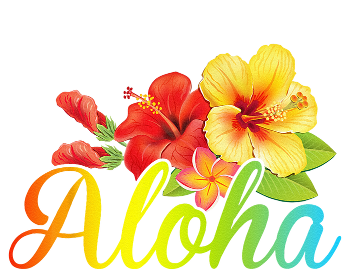 Aloha Hawaiian Flower Hawaii Vacation T-Shirt