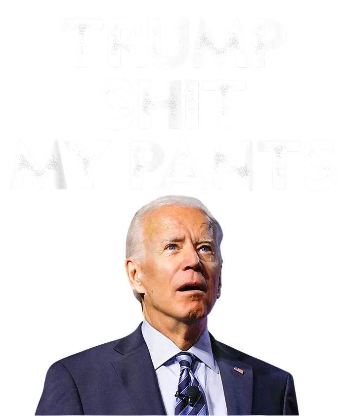 Trump Shit My Pants Joe Biden President Sustainable Knit Beanie