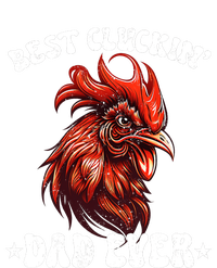 Vintage Fathers Day Tee Chicken Dad Best Cluckin Dad Ever Women's T-Shirt