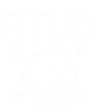 Stud Muffin Valentines Day Cute Heart Love Funny Gift Striped Beanie with Solid Band