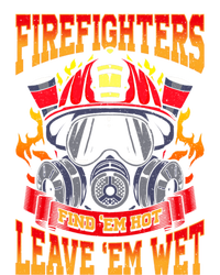 Firefighters Leave Em Wet! Gift V-Neck T-Shirt