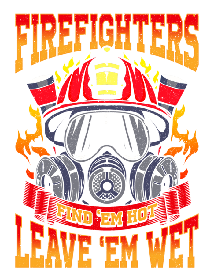 Firefighters Leave Em Wet! Gift V-Neck T-Shirt