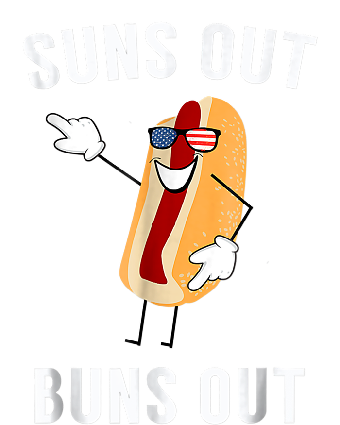 Suns Out Buns Out Funny Hotdog Gift T-Shirt