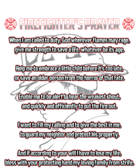 Firefighters Prayer Fire First Responder Thin Red Line Gift T-Shirt