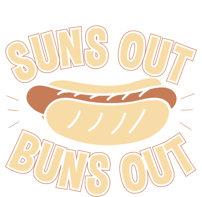 Suns Out Buns Out Hot Dog Pun Food Lovers Gift Sustainable Beanie