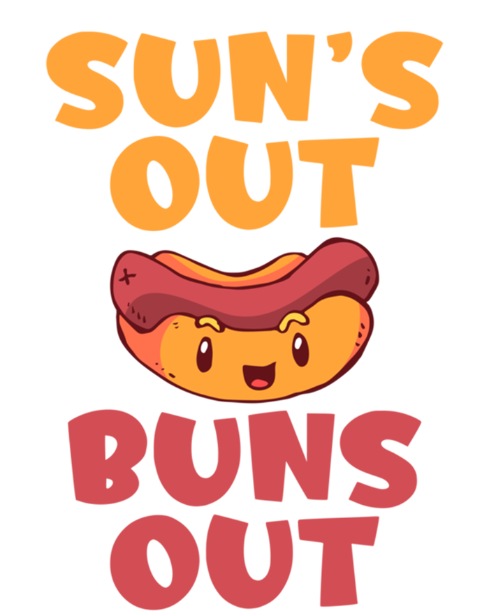 Suns Out Buns Out Hotdog Lover Gift Zip Tote Bag