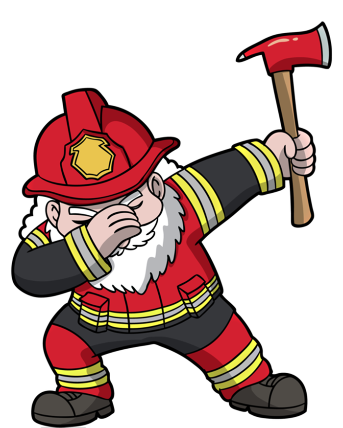 Fire Santa Firefighter Dabbing Dance Cool Gift Tall Sweatshirt