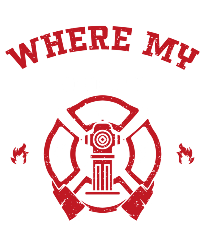 Fire: Where My Hose At? Firefighter Sayings Gift Sustainable Knit Beanie