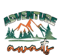 Adventure Awaits Mountains Outdoor Hiking Camping Gift Long Sleeve Pajama Set