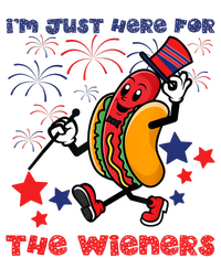 Funny Hot Dog Im Just Here For The Wieners 4Th Of July T-Shirt