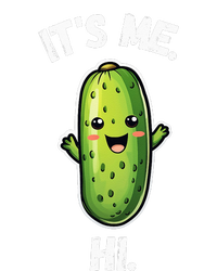 It's Me Hi I'm The Pickle Funny Pickles Lover 7 Panel Mesh Trucker Snapback Hat