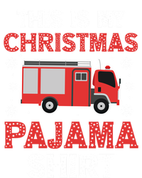 Funny Fire This Is My Christmas Pajama Firefighter Truck Gift Hoodie