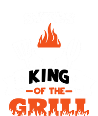 Sykes King Of The Grill Grilling Bbq Chef Master Cooking Cute Gift T-Shirt