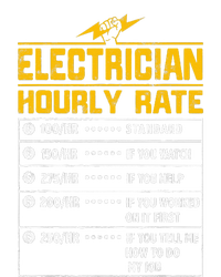 Electrician funny hourly rate gift for Electrician Dad T-Shirt