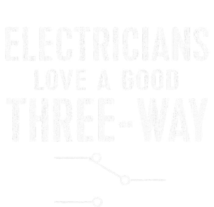 Funny Electrician Gift for Three Way Electrical Engineer Ladies Long Sleeve Shirt