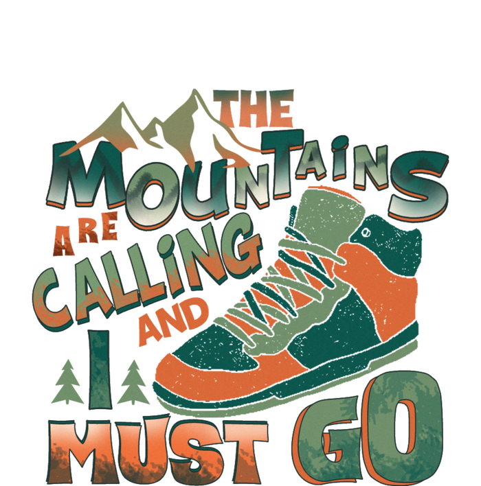 Hiking The Mountains Are Calling I Must Go Gift Hiking Shoes Women's Knotted Racerback Tank