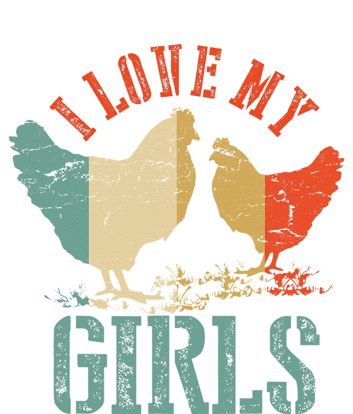 Chicken I Love My Vintage Poultry Farmer Gift T-Shirt