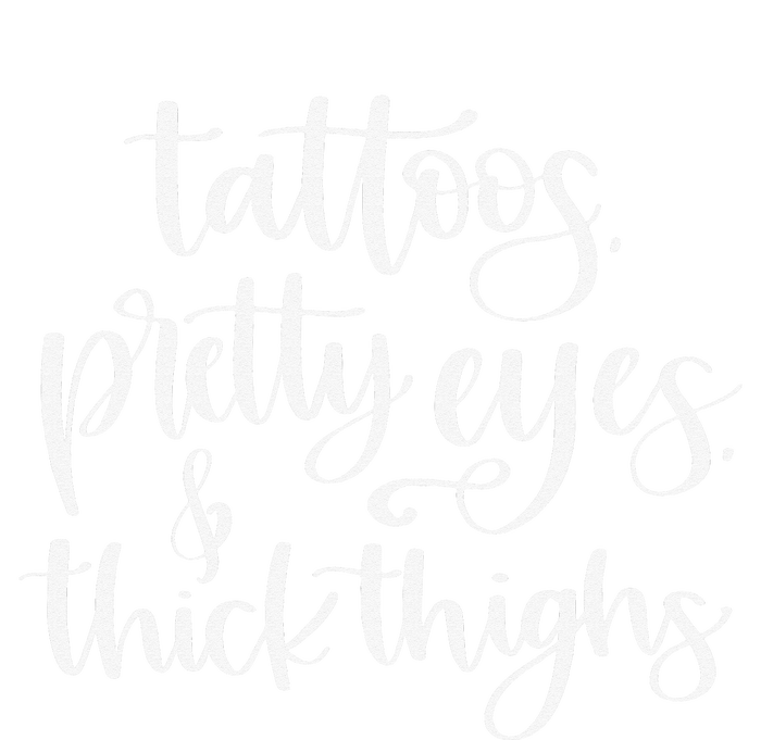 Tattoos Pretty Eyes Thick Thighs Women's Pullover Hoodie