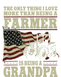 Farming Farmer Grandpa Vintage Tractor American Flag The T-Shirt