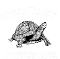 Cute Turtley Awesome Totally Awesome Smiling Turtle Pun Top PosiCharge Competitor Tank