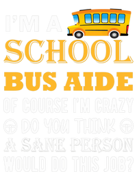 School Bus Aide Funny Back to School Zip Tote Bag