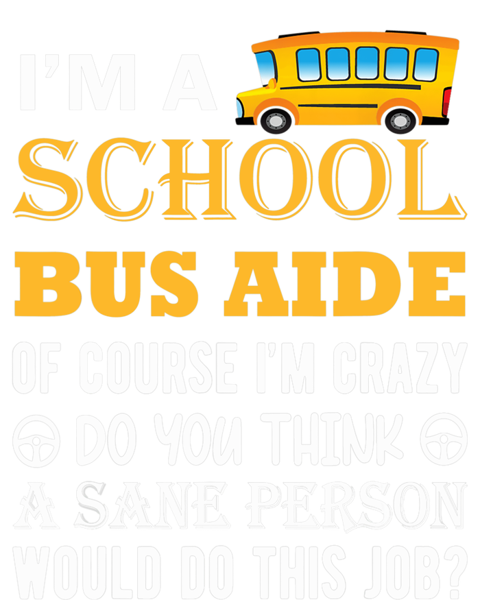 School Bus Aide Funny Back to School Zip Tote Bag