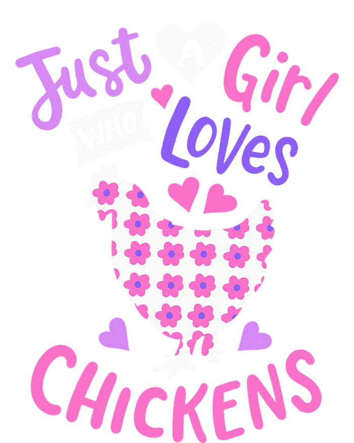 Just A Who Loves Chickens Chicken Hen Love Cute Insulated Varsity Jacket