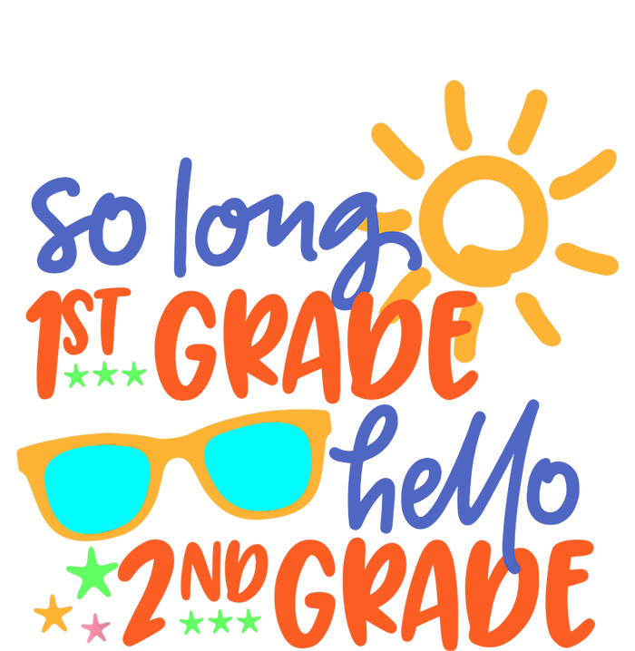 SO LONG 1st GRADE HELLO 2nd GRADE Teacher Student School Ladies Essential Flowy Tank