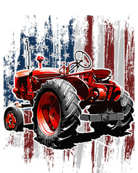 Patriotic Tractor American Flag Tractor Farmer Farm Gift Softstyle Adult Sport Polo