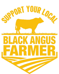 Support Your Local Black Angus Farmer Cow Rancher Sustainable Bucket Hat