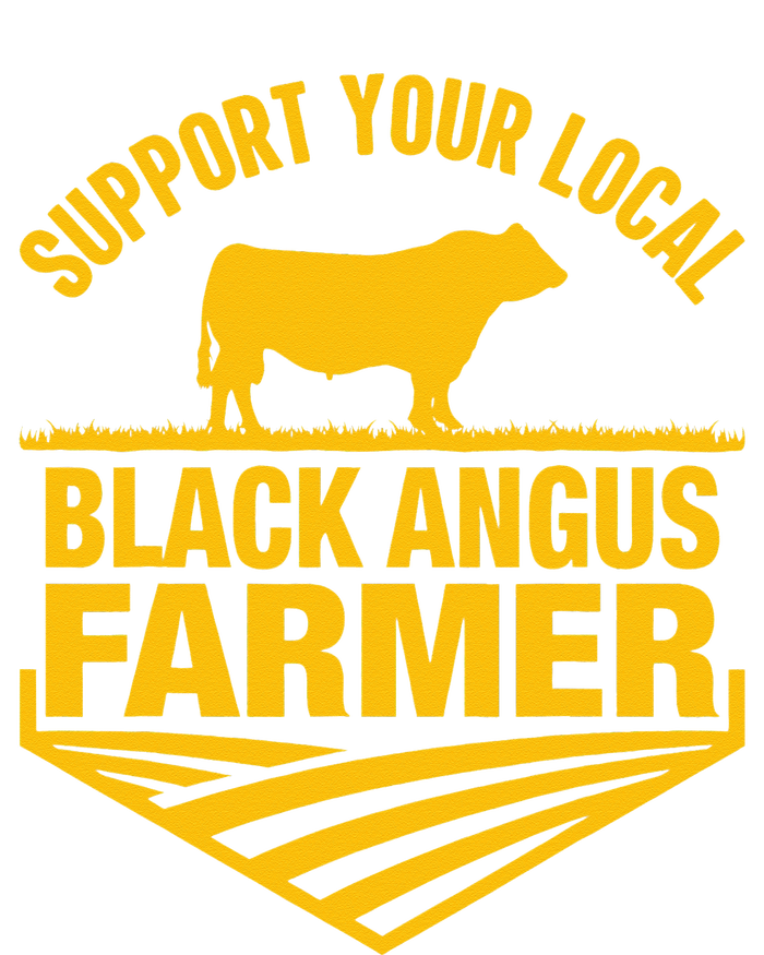 Support Your Local Black Angus Farmer Cow Rancher Sustainable Bucket Hat