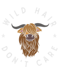 Wild Hair Dont Care Funny Scottish Farmer Gift Highland Cow Pajama Set