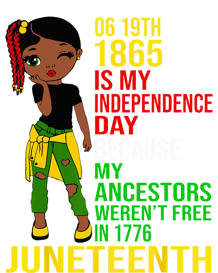 1865 Juneteenth Is My Independence Day Black Melanin T-Shirt