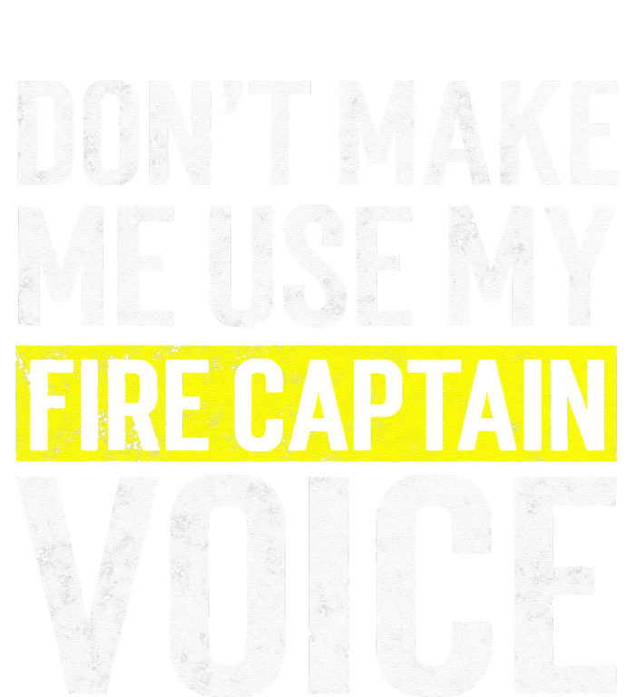 Don't Make Me Use My Firefighter Fire Captain Chief Voice Valucap Bio-Washed Visor