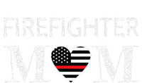 Firefighter Mom Mother Support the Thin Red Line Flag Son T-Shirt