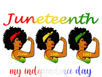 Happy Juneteenth Is My Independence Day Free Black Wo T-Shirt