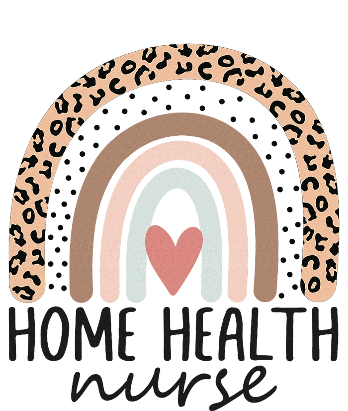 Home Health Nurse Home Care Nursing leopard rainbow Baby Bodysuit