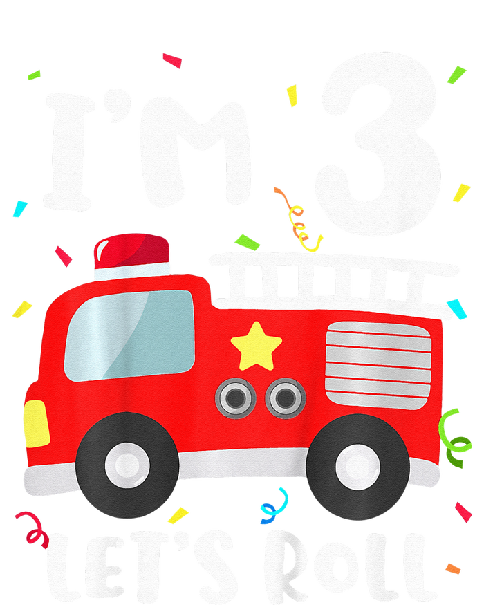 Fire Truck 3rd BirthdayFirefighter 3 Year Old T-Shirt