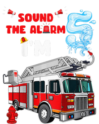 Sound the Alarm I'm 5! Fire Truck Firefighter Birthday Women's Perfect Tri Rocker Tank