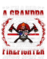 I'm A Dad Grandpa And A Retired Firefighter Grandfather Gift Performance Fleece Hoodie