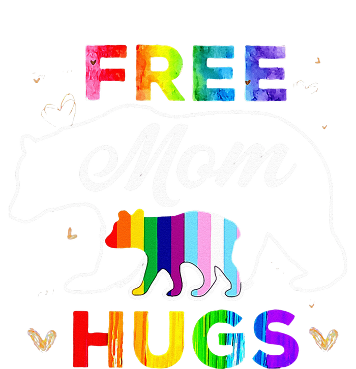 LGBTQ Pride Mama Bear Free Mom Hugs Toddler Hoodie