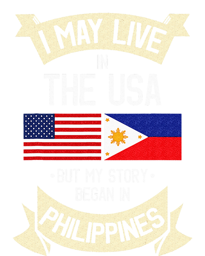 Philippines American Flag USA Filipino Roots Gifts T-Shirt