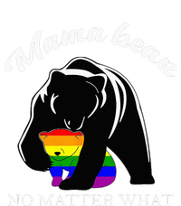 Proud Mom No Matter What LGBTQ LGBT Mom Pride Mama Bear Women's Strappy Tank