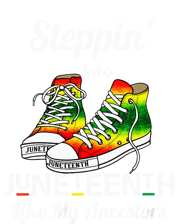 Stepping Into Juneteenth Like My Ancestors Happy Juneteenth Women's Fleece Hoodie