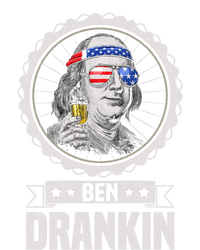 Ben Drankin July 4th American Flag Patriotic Beer Er Cool Gift Full Zip Hoodie