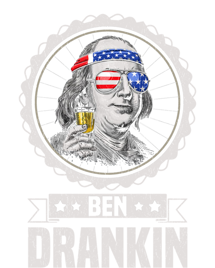 Ben Drankin July 4th American Flag Patriotic Beer Er Cool Gift Full Zip Hoodie