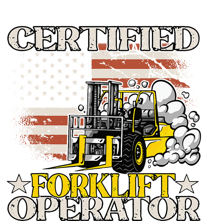 Certified Forklift Operator Forklift Driver Tall Sweatshirt