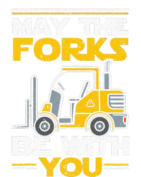 May The Forks Be With You Forklift Operator Mesh Reversible Basketball Jersey Tank