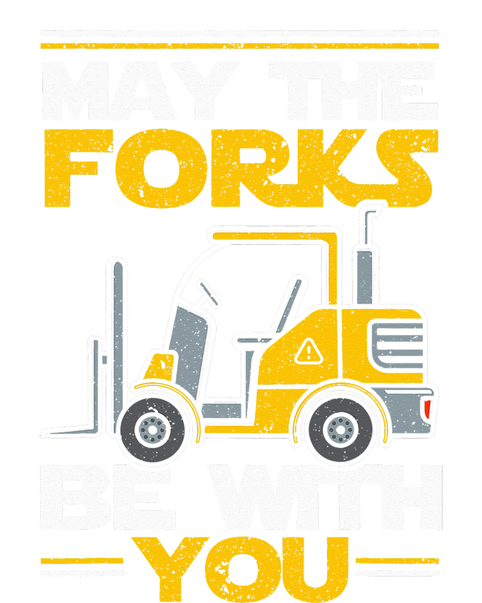 May The Forks Be With You Forklift Operator Mesh Reversible Basketball Jersey Tank