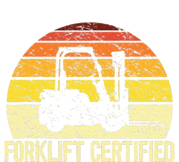 Retro Forklift Certified Forklift Operator Lift Truck Driver Coaster